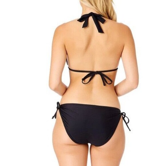 NWT Hurley Women's Reversible Bikini Black Floral Size Medium - Picture 4 of 4